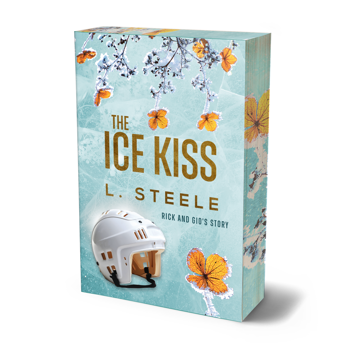 The Ice Kiss - with SILVER foil and sprayed edges