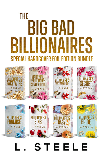 Big Bad Billionaires Foil Hardcover Sprayed Edgles Bundle with Author's Electronic Signature